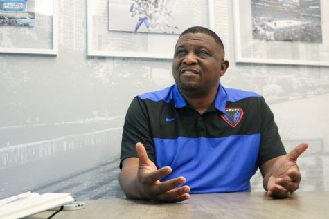 DePaul Athletic Director DeWayne Peevy said DePaul needs to do more to become a top-tier destination for student athletes coming out of high school.