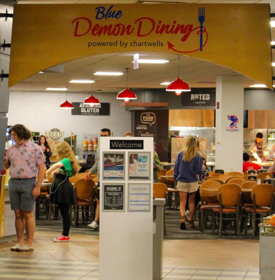The Lincoln Park Blue Demon Dining hall is open from 8 a.m.-8 p.m. Mondays through Fridays, and 10.30 a.m.-8 p.m. on Saturday and Sunday.