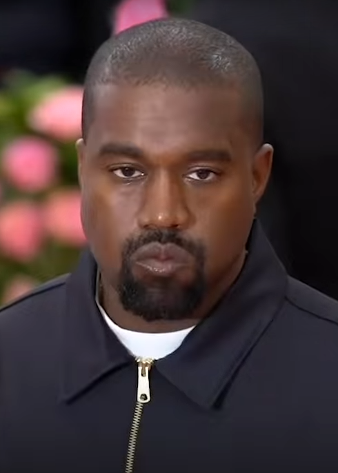 Kanye West at the Met Gala in 2019. 
