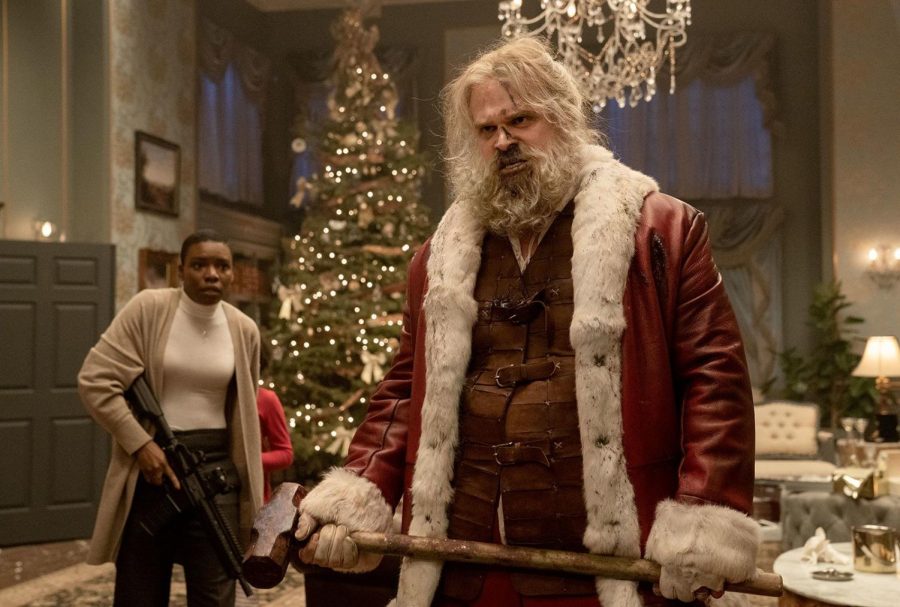 David Harbour stars as a gritty, homicidal Santa Claus in Tommy Wirkolas latest thriller.