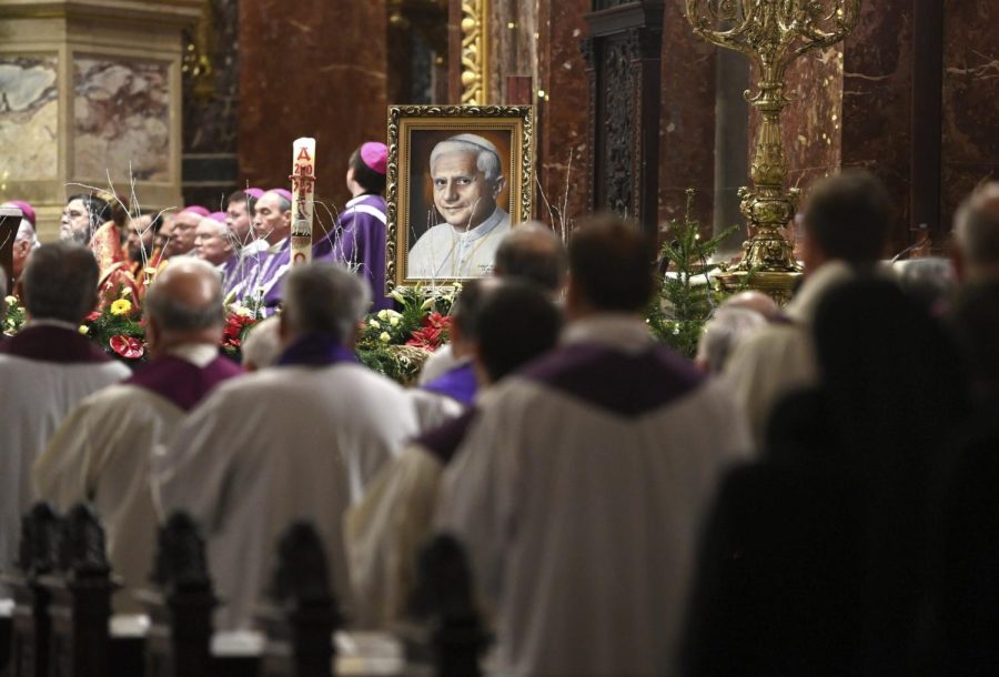 Roman Catholics around the world mourn the death of former Pope Emeritus Benedict XVI following his death on Dec. 31, 2022.