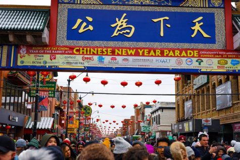 Thousands gathered in Chinatown to celebrate the Year of the Rabbit on Jan. 29. Alderman Byron Sigcho-Lopez spoke at the event as well as other community members.