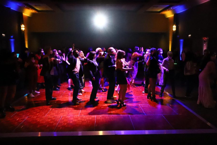 Students dance at last years Queer Prom at DePauls Student Center in Lincoln Park on Feb. 25, 2022. This years second annual Queer Prom will be held at the same venue.