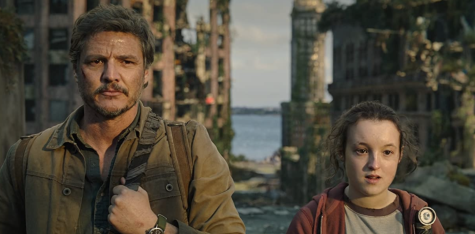 Pedro Pascal playing Joel Miller (Left) and Bella Ramsey who plays Ellie Williams. 