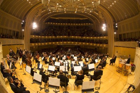 Music Director Riccardo Muti conducts the CSO. Upcoming concerts include shows such as Once Upon a Symphony, Stone Soup and Harry Potter and the Sorcerer’s Stone.