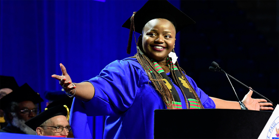 DePaul University will host its commencement ceremonies at Wintrust Arena. For those unable to attend commencement in person, a livestream will be available.