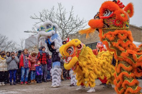 Despite the constant snow flurries throughout Saturday afternoon, the Argyle annual Lunar New Year Parade brought in large crowds to celebrate the holiday. The celebration rings in the Year of the Rabbit in the Uptown neighborhood.