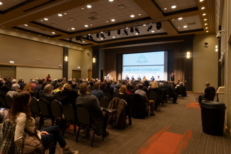 The Aldermanic forum was held in the DePaul Student Center on Tuesday, Jan. 17. The event was open to the public.