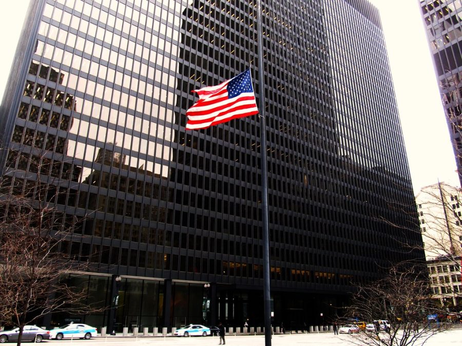 The Everett McKinley Dirksen U.S. Courthouse located on S. Dearborn in the Loop.