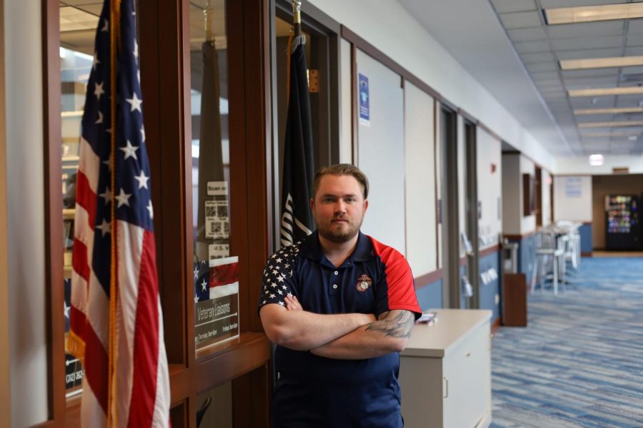 Brandon Carroll, former Marine and junior, said the VA represents a double-edged sword.