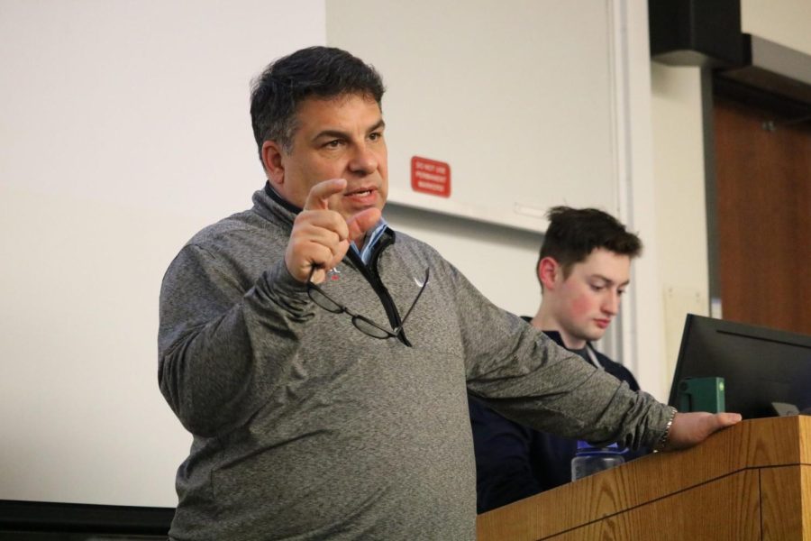 President Robert L. Manuel attended the Student Government Association (SGA) meeting on Thursday, Feb. 9, to respond to questions regarding his plans for the future of the university.