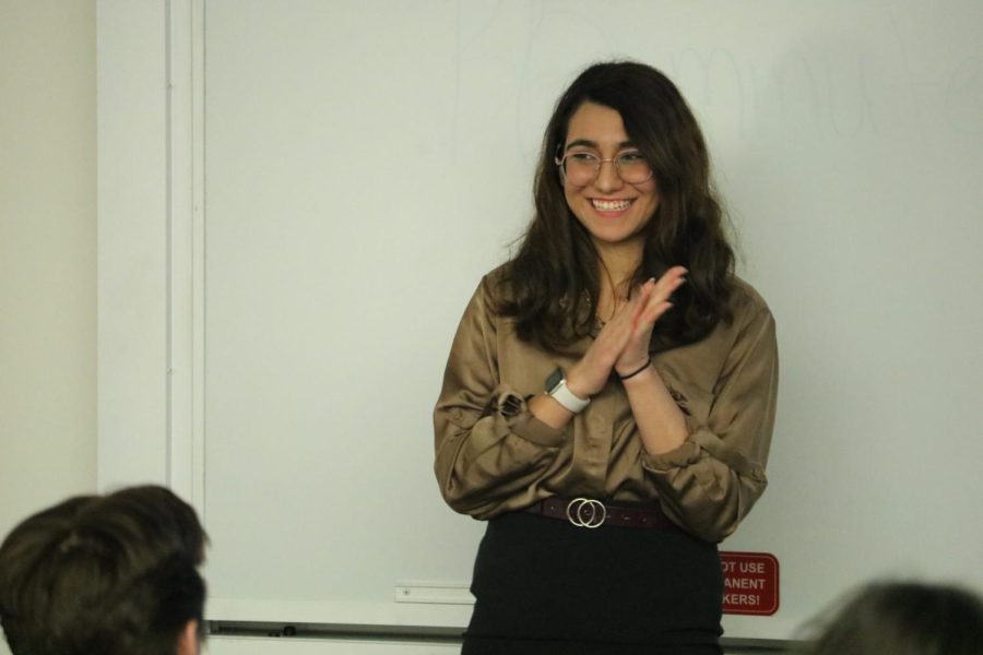 Senior Paria Ghanderia was appointed as Student Government Association (SGA) College of Communication senator at last weeks SGA meeting on Thursday, Feb. 23.