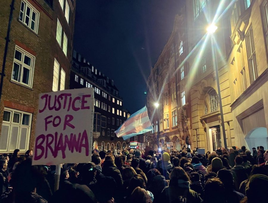 More than 1,000 people attended a vigil for Brianna Ghey in East London on Feb. 15.