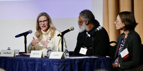 Alexandra Murphy (left) will assume the role of dean for DePaul’s College of Communication on April 1.