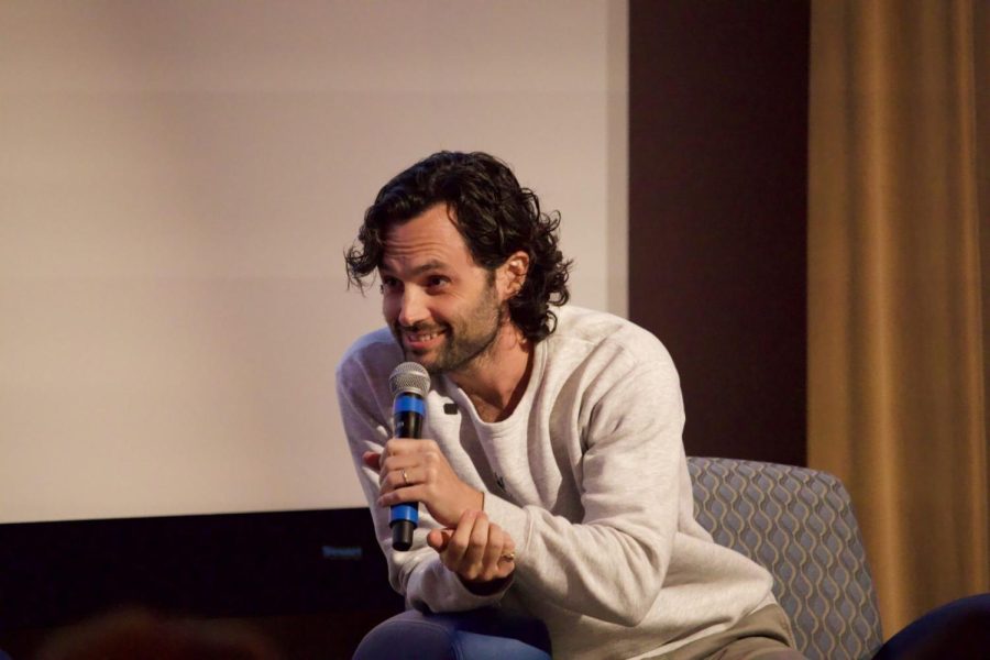 Penn Badgley, known for his role as Joe Goldberg in the Netflix TV Show You gave his perspective about constructive dialogue and the influence of media on interpersonal dynamics to DePaul Students.