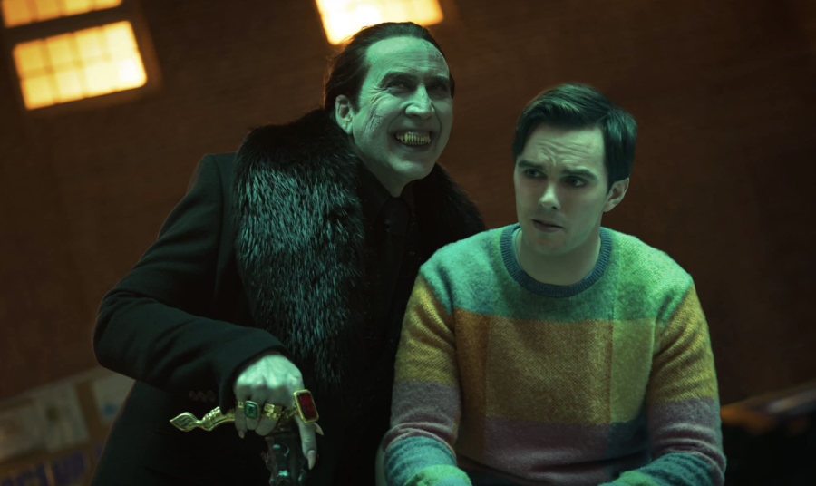 Nicolas Cage (left) and Nicholas Hoult lead in Chris McKays comedy Renfield. The film is the latest adaptation of the novel Dracula.