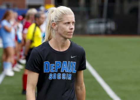 Associate head coach Rachel Pitman, was part of the DePaul women’s soccer team that went to back-to-back NCAA Tournaments in 2013 and 2014.