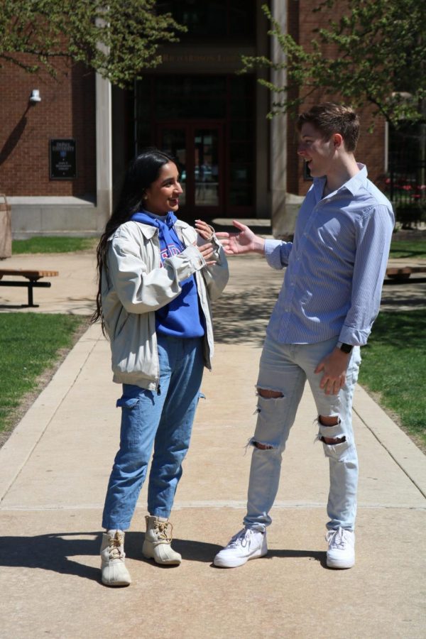 %28Left%29+Parveen+Mundi+and+Avery+Schoenhals+won+the+SGA+presidential+race.+They+will+serve+as+SGA+president+and+vice+president+in+the+2023-2024+academic+year.