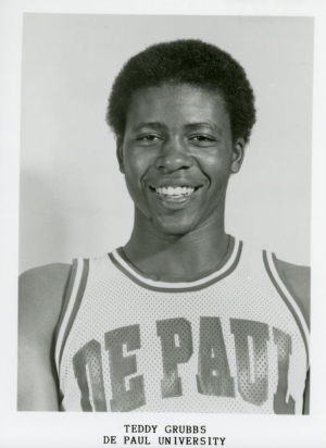 Teddy Grubbs appeared in 74 games for DePaul, where he averaged 7.9 points per game.