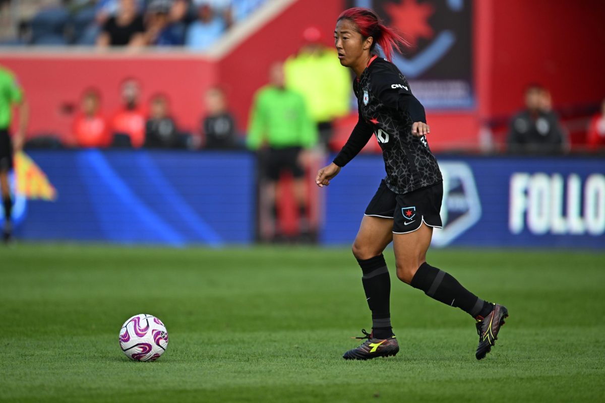 Yuki Nagasato approaches the ball in the Red Stars Sept. 17 game. Laura Ricketts gained majority ownership of the Chicago Red Stars this summer.