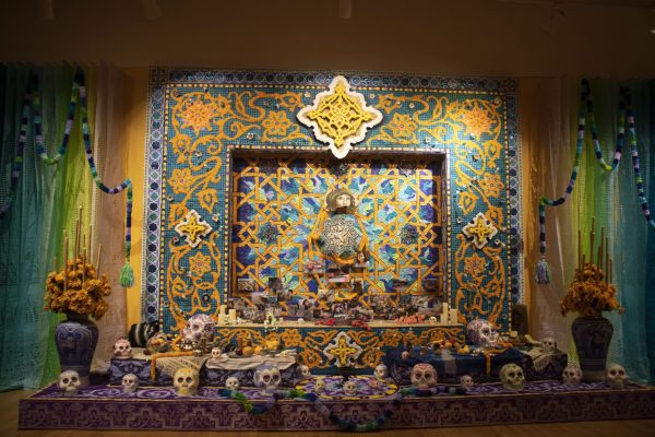 Ofrenda, or altar, at the National Museum of Mexican Art celebrating the lives of those who have died this past year.