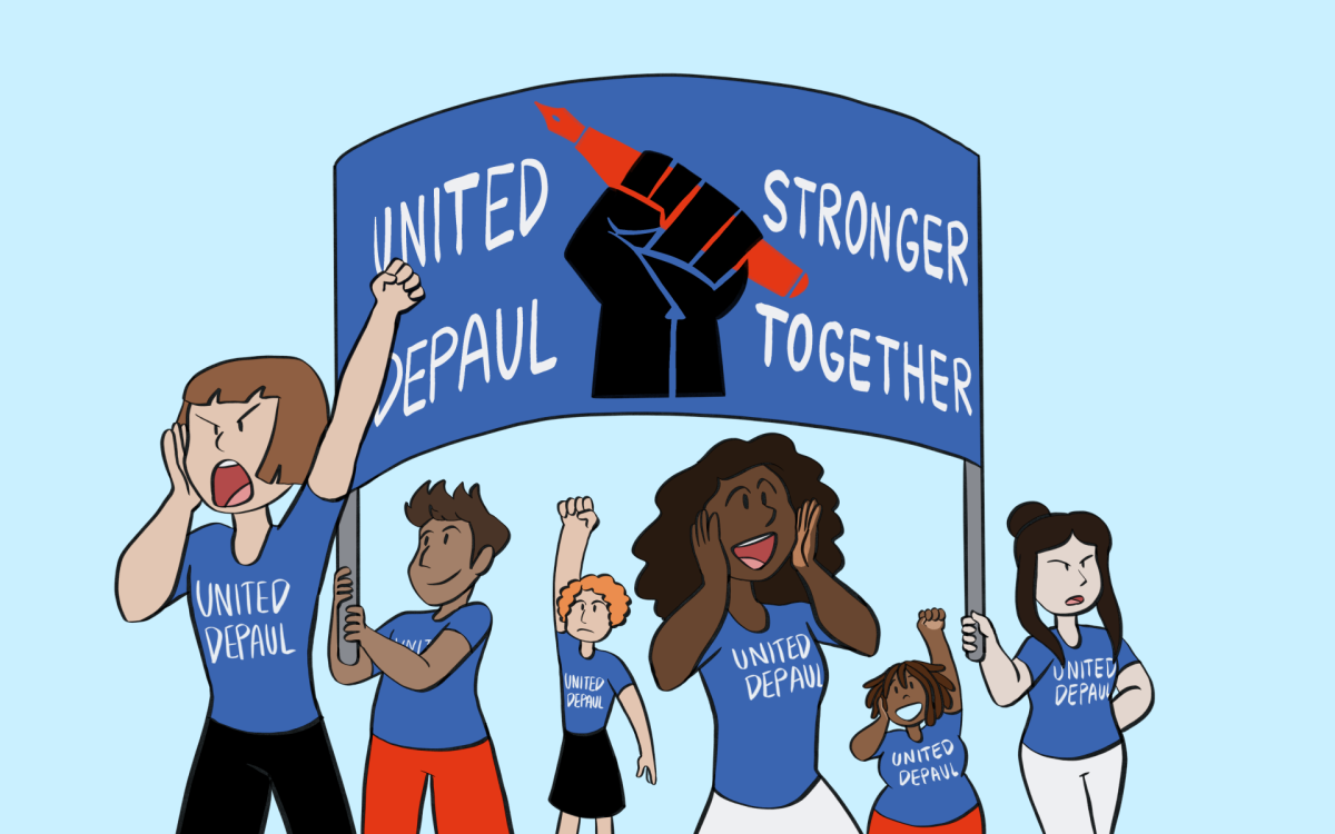 United+DePaul+organizes+graduate+students%2C+student+employees+and+adjunct+faculty+in+unionization+efforts