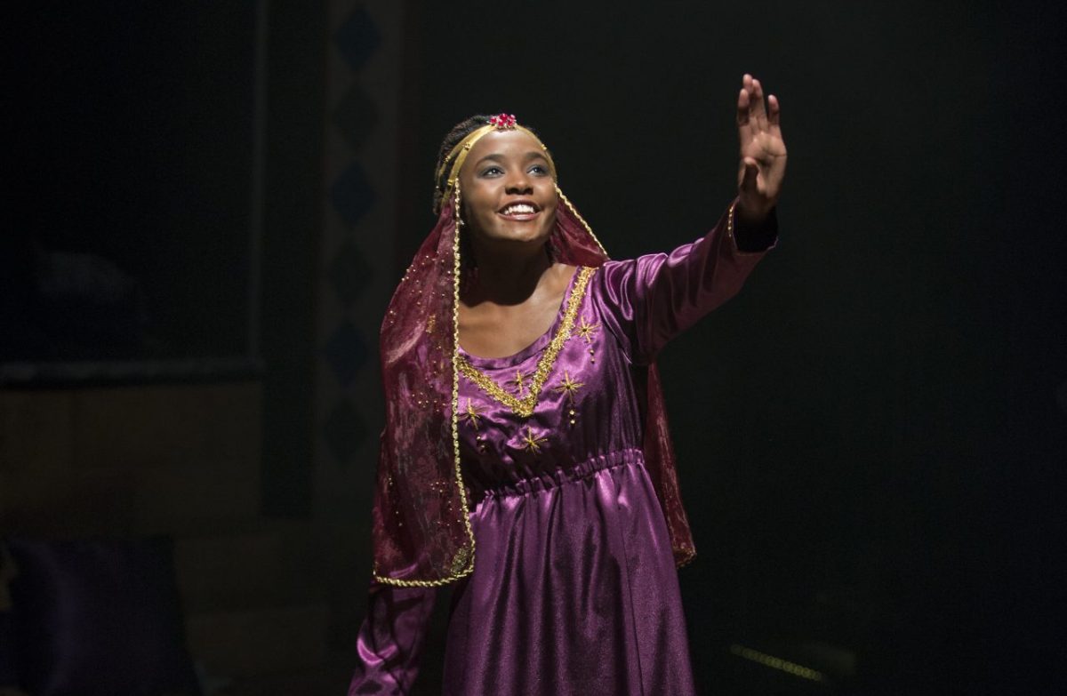 Kiki Layne performs in a Theater school production of Arabian Nights in 2013. Layne would graduate from the conservatory in 2014.