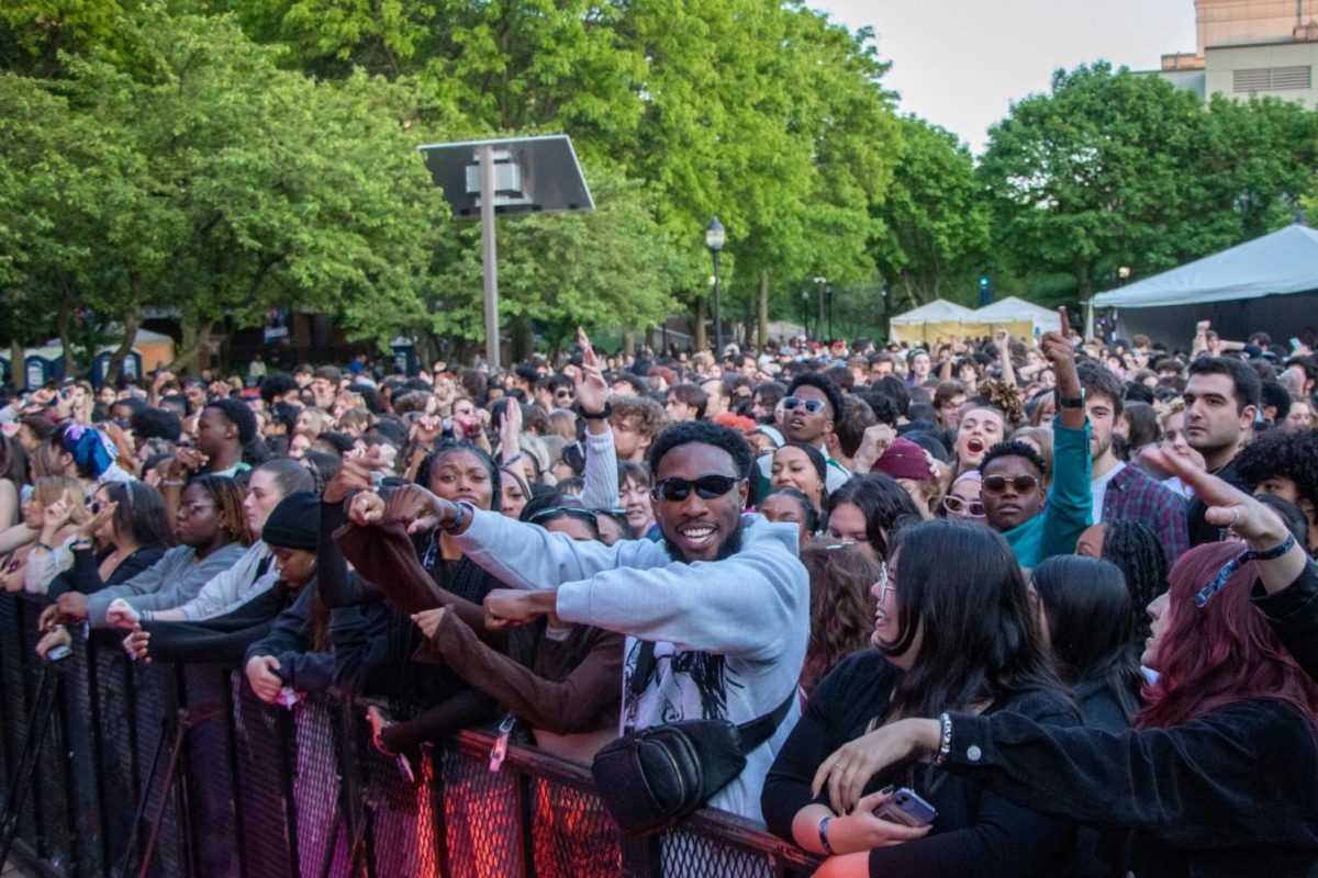 DePaul students gather in the Lincoln Park quad for FEST, May 26, 2023. 
