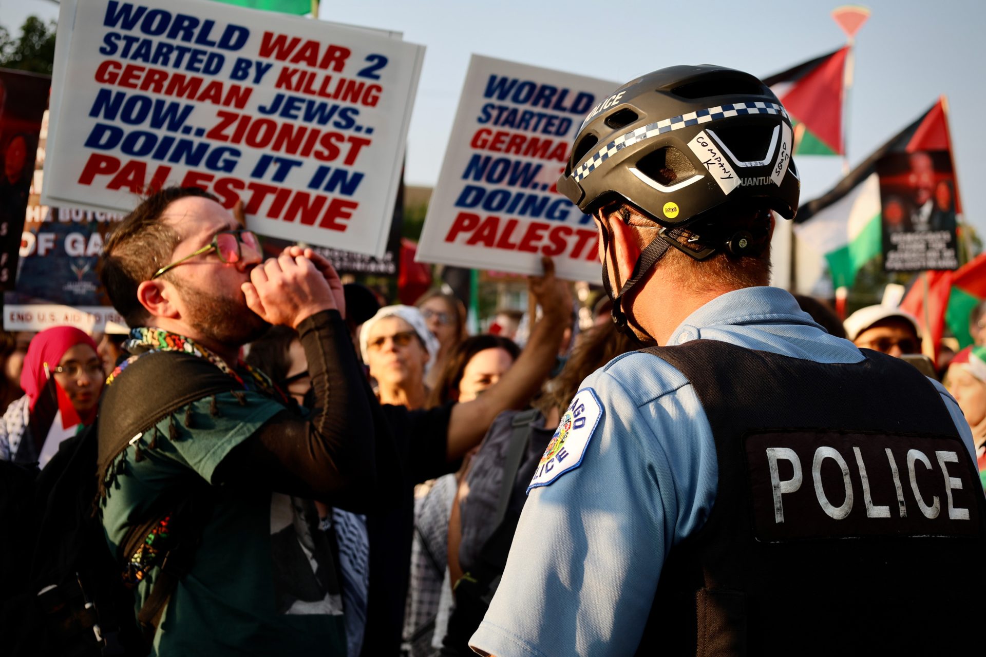 Photo Gallery Thousands of protestors march on the DNC, in support of