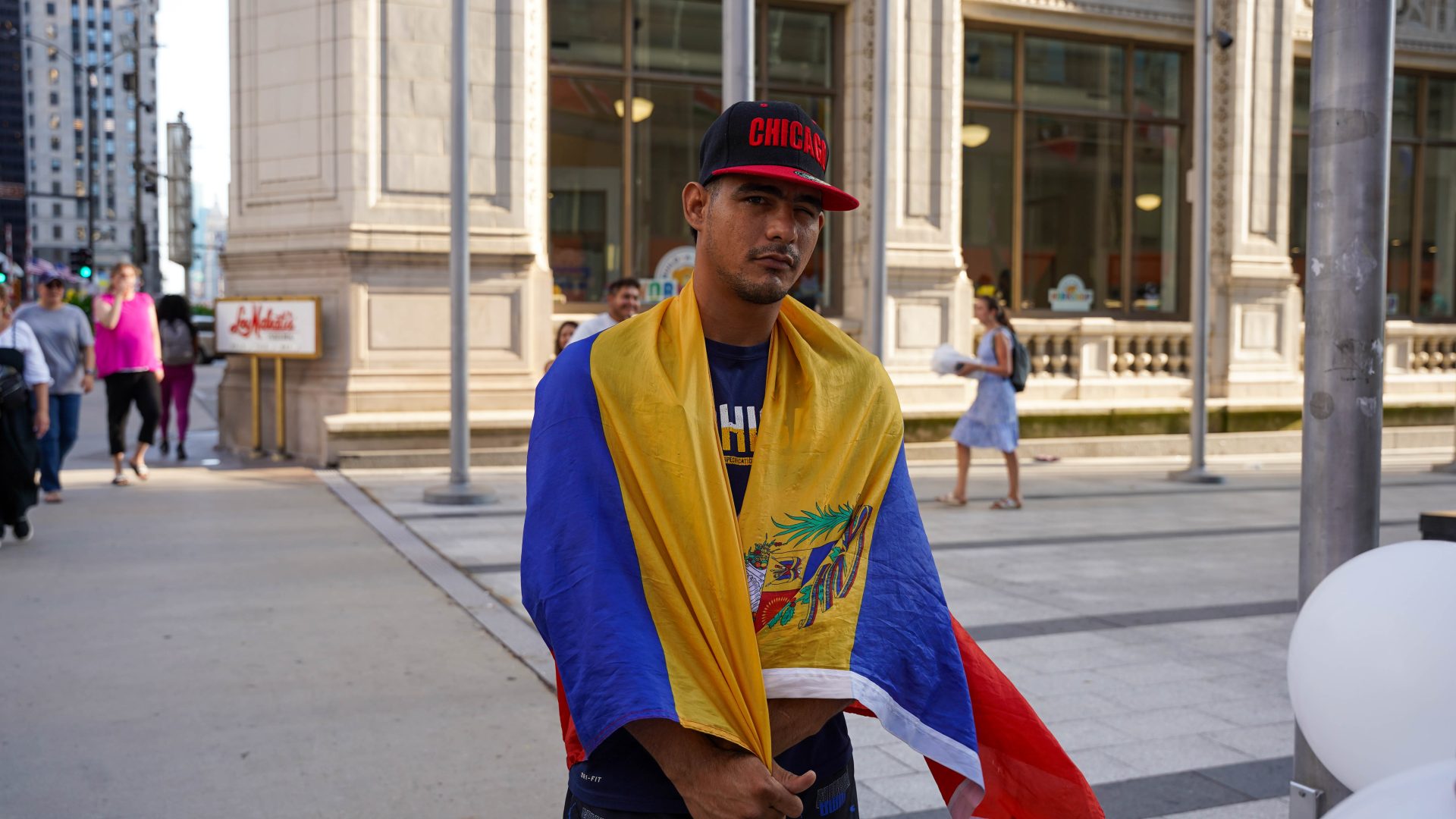 Venezuelans in Chicago gather to protest in 'Plaza las Americas' in downtown Chicago (Photo Gallery)