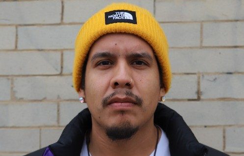 Andres Guzman poses on Nov. 6, 2024. Guzman is a Pilsen resident and community activist, working with the Pilsen Alliance. Guzman believes TIFs accelerate  gentrification in Pilsen.