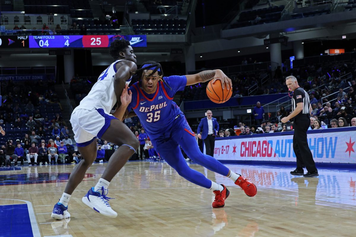 NJ Benson dribbles the ball during a game  against Seton Hall on Sunday, Feb. 2, 2025. NJ Benson averages 2.2 rebounds per game against Big East opponents.