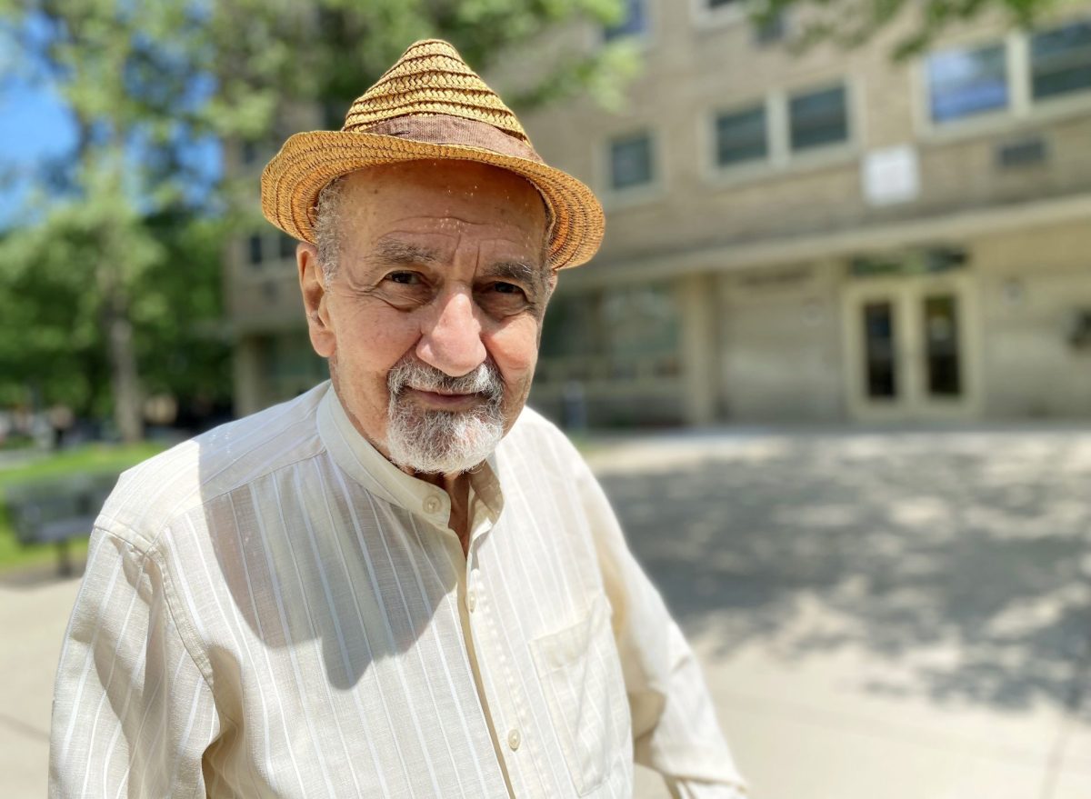 Mahmoud Saeed stands for a photo outside his longtime Wrigleyville apartment for a ride to a doctor’s appointment on June 2, 2022. Saeed had a nearly-fatal case of Covid-19 in 2021, before his leukemia returned shortly after.

Provided by Jackie Spinner