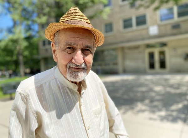 Mahmoud Saeed stands for a photo outside his longtime Wrigleyville apartment for a ride to a doctor’s appointment on June 2, 2022. Saeed had a nearly-fatal case of Covid-19 in 2021, before his leukemia returned shortly after.

Provided by Jackie Spinner